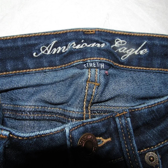 AMERICAN EAGLE Skinny Stretch Jeans Size 2 Regular - Picture 5 of 6